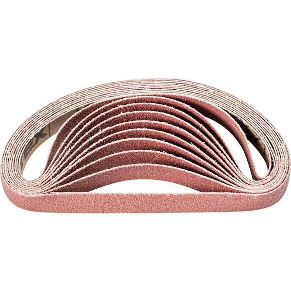 Pferd Coated Belt, Al/Oxd, 1/2"x12", 80 Grit, 1/2" W, 12" L, Coated, Aluminum Oxide, 80 Grit 49028 - main